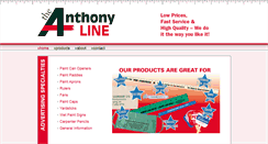 Desktop Screenshot of anthonyco.com